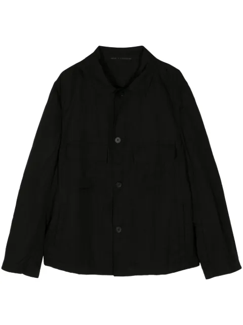 Forme D'expression button-up shirt jacket Black UG066BTVB
