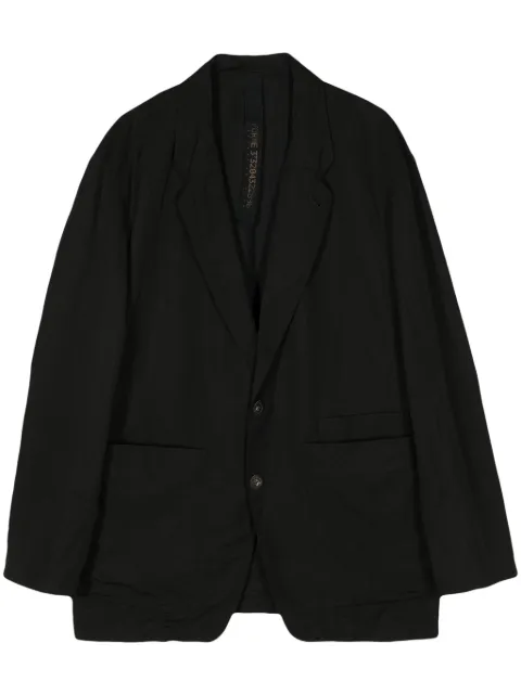 Forme D'expression single-breasted blazer Black HC013BTVB