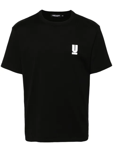 Undercover logo-print cotton T-shirt Black UB0D3803