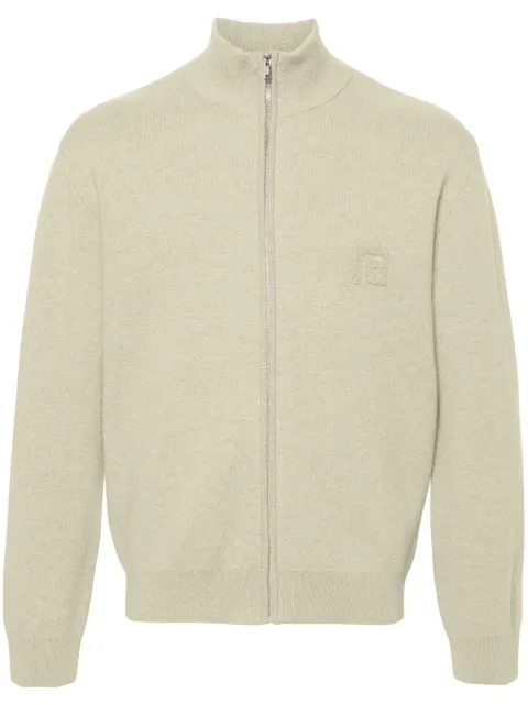 Nanushka zip-up merino cardigan Neutrals NM24PFSW00472