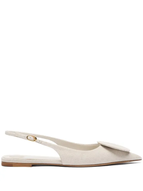 Jacquemus The Duelo flat pumps Neutrals 241FO0773071140