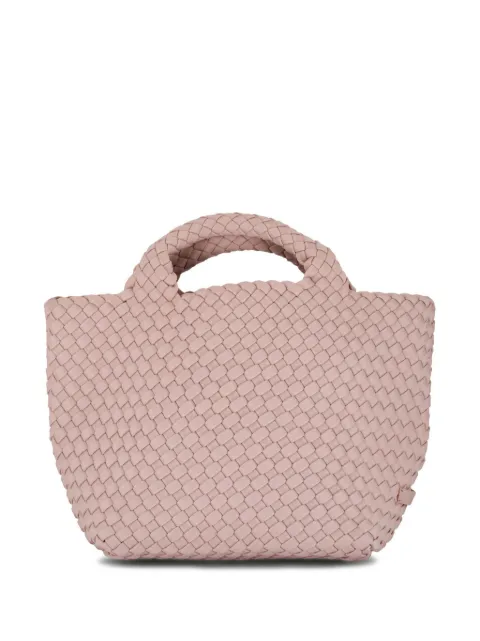 NAGHEDI interlock-weave tote bag Pink SN0140SHELLPINK
