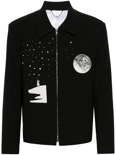 Limitato x Tom Hammick Dreamers illustration-print shirt jacket Black 1158099948