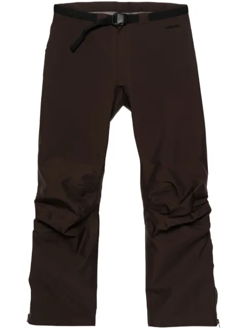 GR10K belted straight-leg trousers Brown SS24GR1AAGFSB