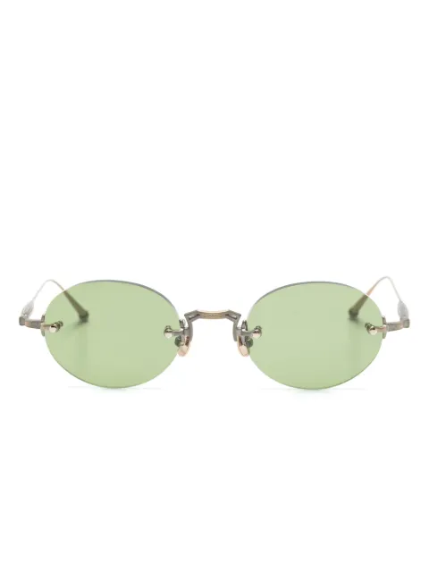 Matsuda rimless oval-frame sunglasses Gold M5002