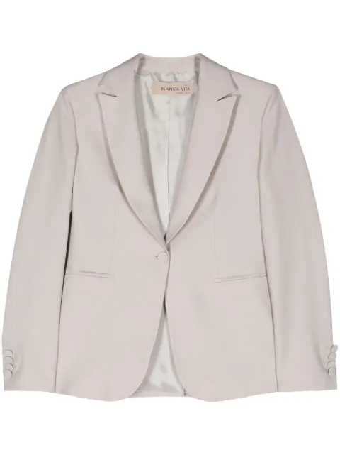 Blanca Vita Gelsemy single-breasted blazer Neutrals GELSEMY