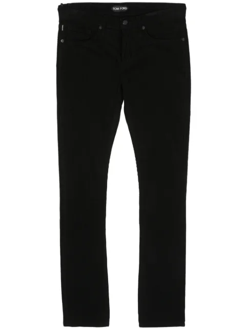 TOM FORD mid-rise slim-fit jeans Black DPS001DMC009S23