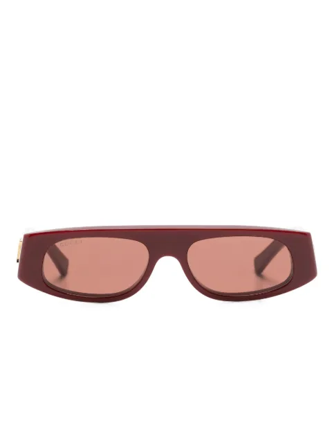 Gucci Eyewear rectangle-frame sunglasses Red 791806J0740