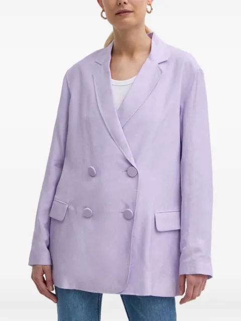 Armani Exchange double-breasted blazer Purple 3DYG39YN9RZ