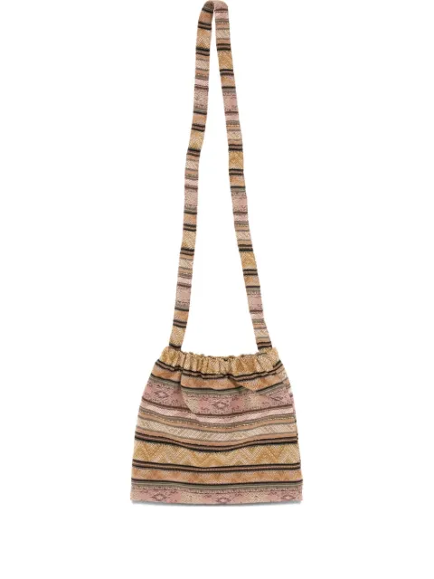 Needles patterned messenger bag Neutrals OT049