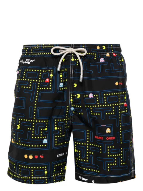 MC2 Saint Barth Lightning printed swim shorts Black LIG0001ACTIONPACMAN00