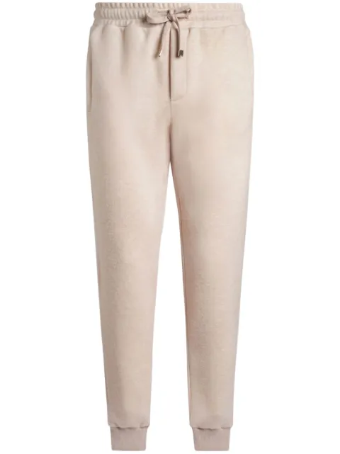 ETRO Pegaso-embroidered wool jogging trousers Neutrals MRMC000399JUB02