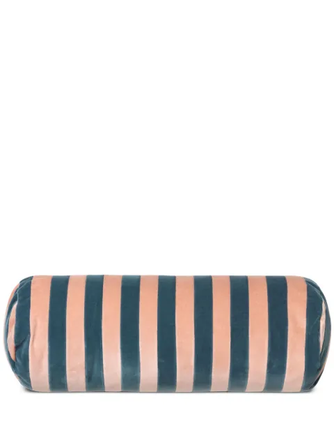 Christina Lundsteen Bolster Stripe velvet cushion (20cm x 60cm) Pink 215100