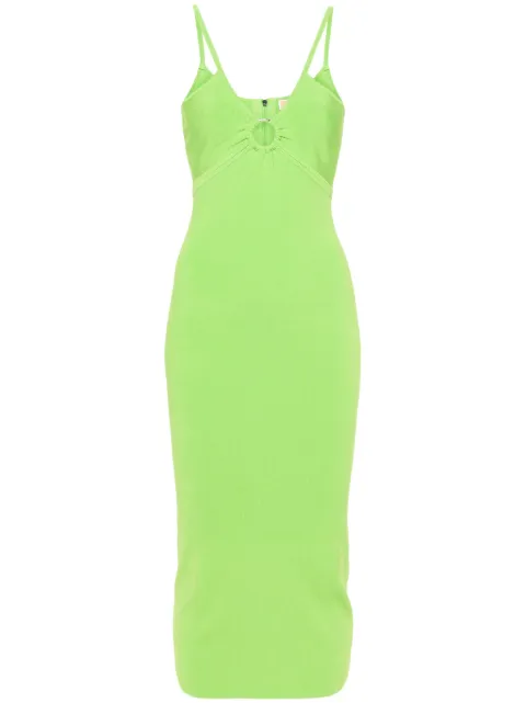 Michael Michael Kors cut-out sleeveless midi dress Green MS4822X33D