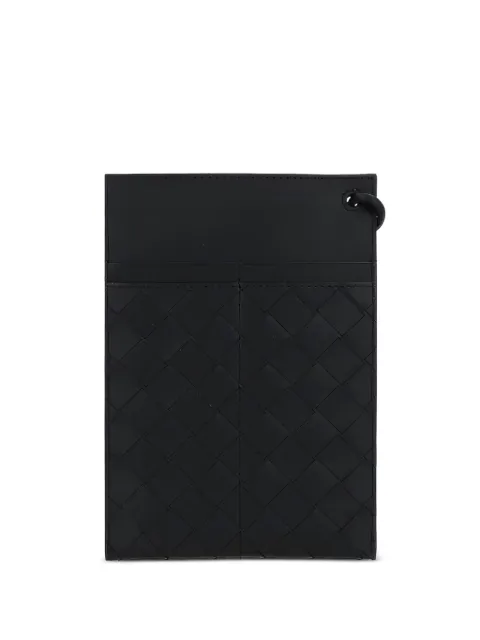 Bottega Veneta Pre-Owned 2024 Intrecciato leather card holder Black 708620VCPQ3