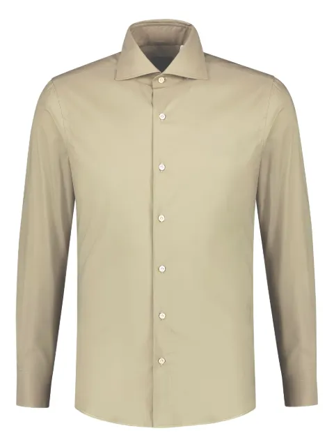 Finamore 1925 Napoli Eduardo button-up shirt Green 012858SM43905