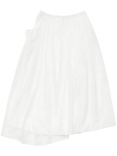 Amomento asymmetric skirt White AM24SSW04SK