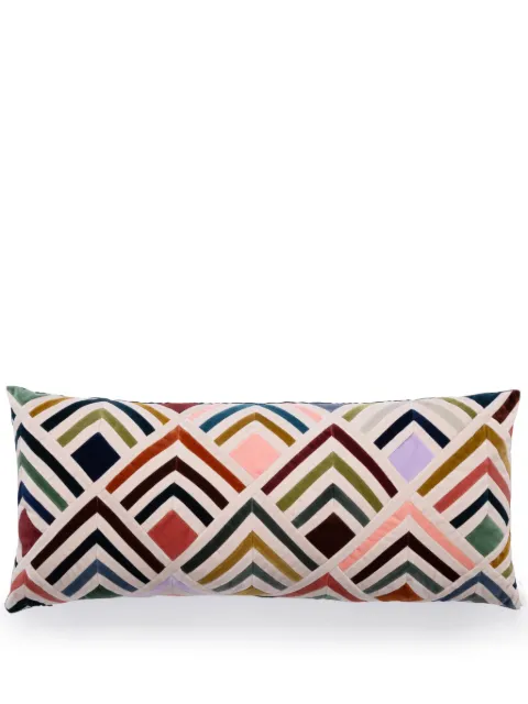 Christina Lundsteen Tallulah velvet cushion (40cm X 80cm) White 206100
