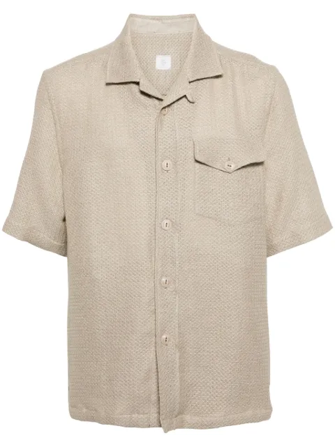 Eleventy short-sleeve shirt Neutrals I75CAMI09TES0I181
