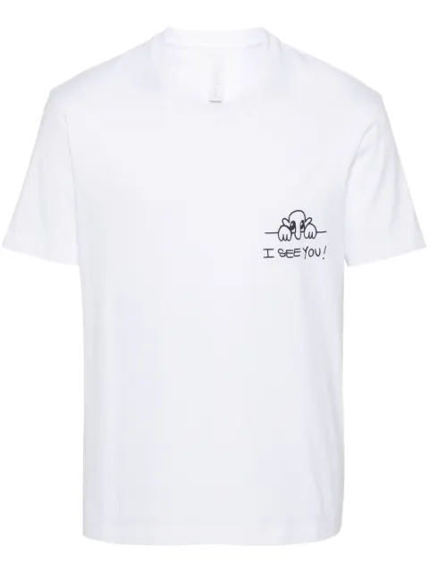 Neil Barrett I See You cotton T-shirt White MY70261AY529