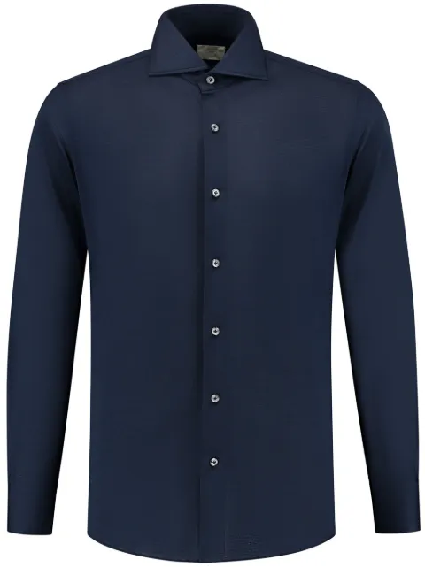 Finamore 1925 Napoli Eduardo buttoned-up shirt Blue 180059P4053