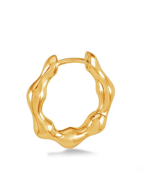 DOWER AND HALL Waterfall hinged single hoop Gold HHE14SINGLEV