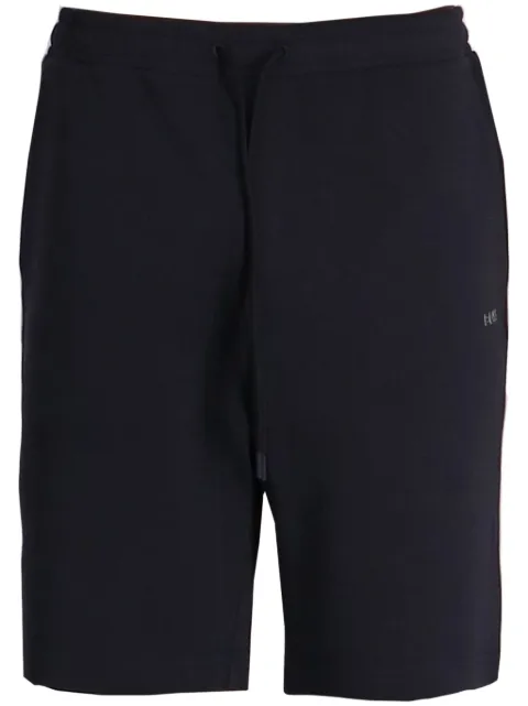 BOSS rubberised-logo track shorts Blue 50506120