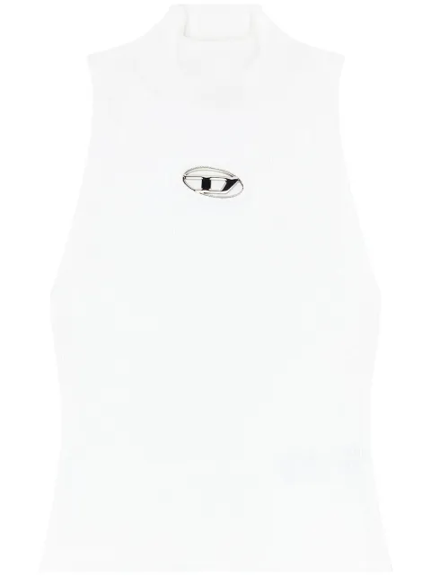 Diesel M-Onervax mock-neck top White A130200DLAX