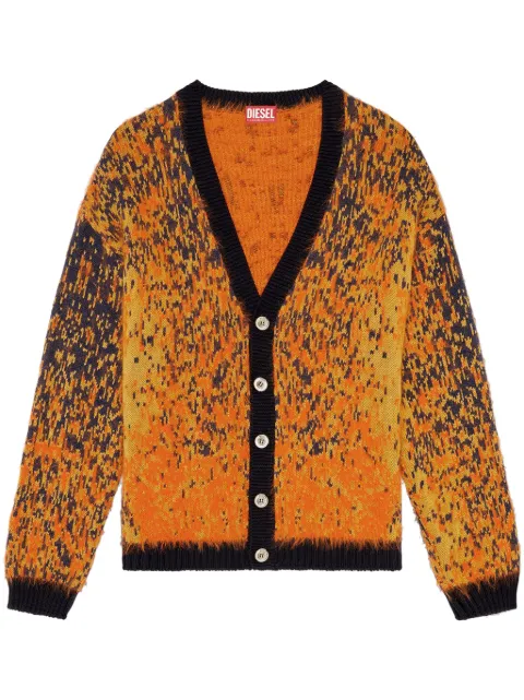 Diesel brushed cardigan Orange A149180QKAI