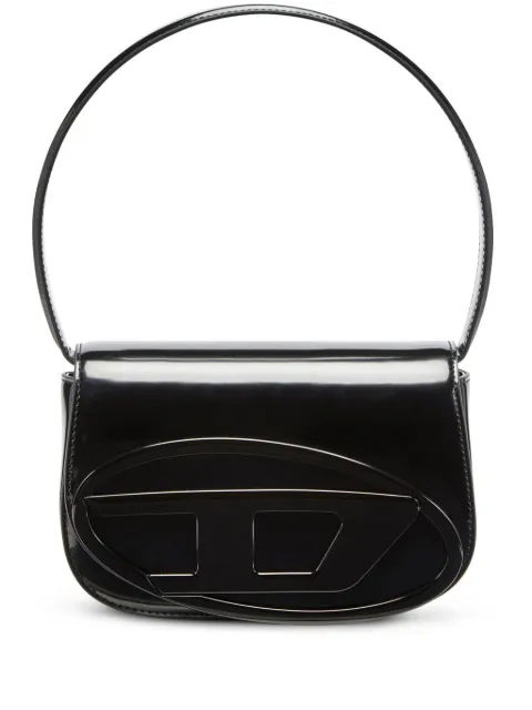 Diesel 1DR leather shoulder bag Black X08396PS202