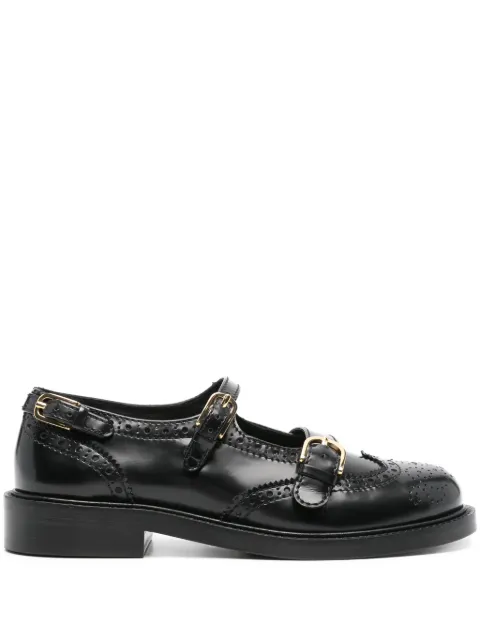 SANDRO multi-buckle mary jane loafers Black SFACH01152