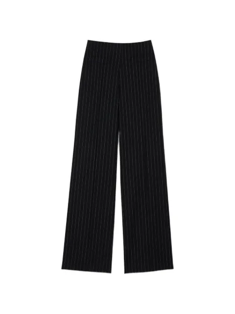 SANDRO chalk-striped trousers Black SFPPA01562