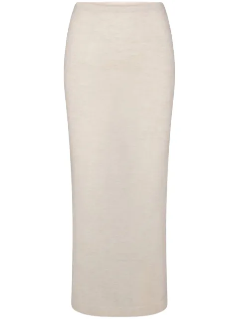 ETERNE Emma cashmere skirt Neutrals ECSSO201091