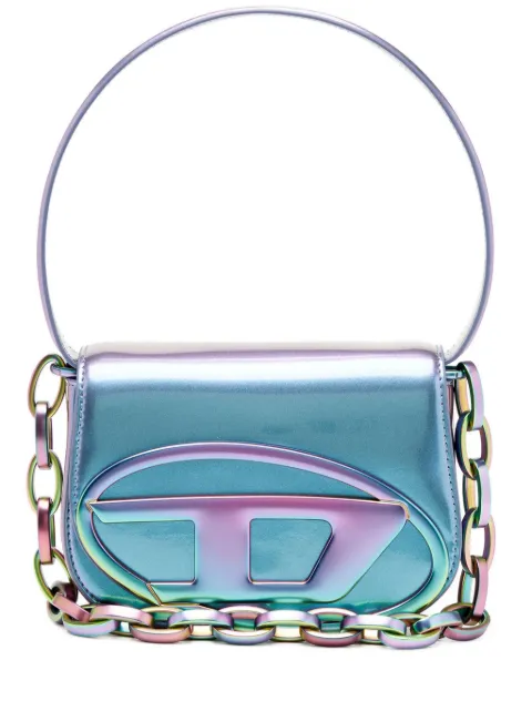 Diesel 1DR faux-leather shoulder bag Blue X08396P6832