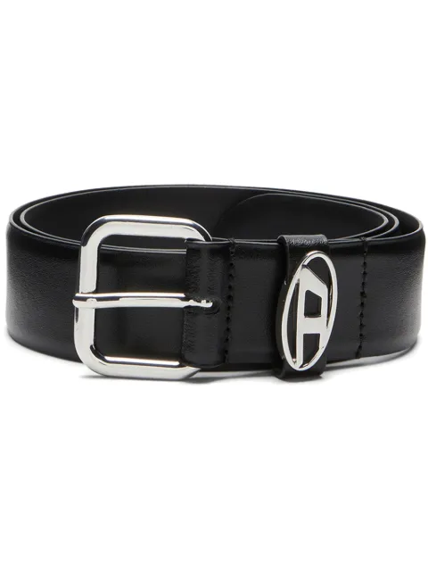 Diesel B-1DR leather belt Black X10127P6364