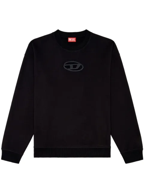 Diesel logo cut-out sweatshirt Black A153780GRAC