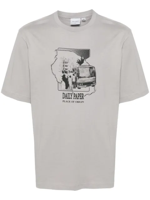 Daily Paper Place of Origin cotton T-shirt Grey 2413010