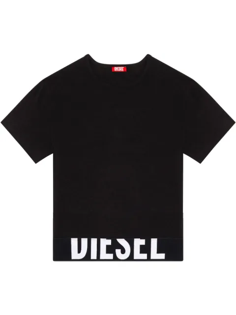 Diesel Uftee cropped T-shirt Black A145930HMAU