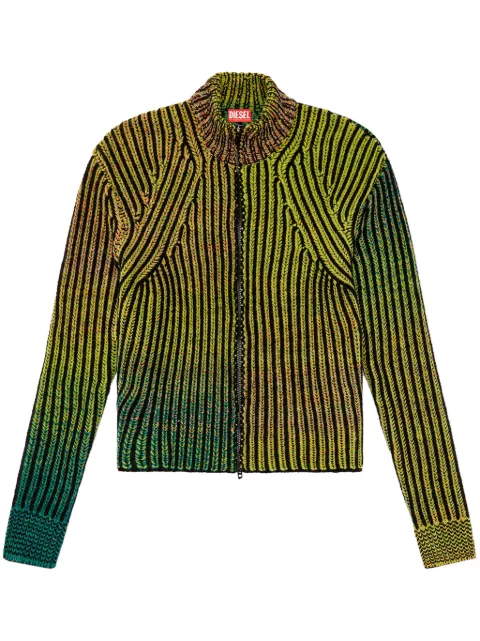 Diesel Oakland ribbed sweater Green A151930QDAH