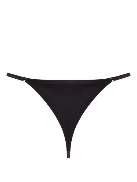 Diesel Oval D plaque thong Black A152230HPAK