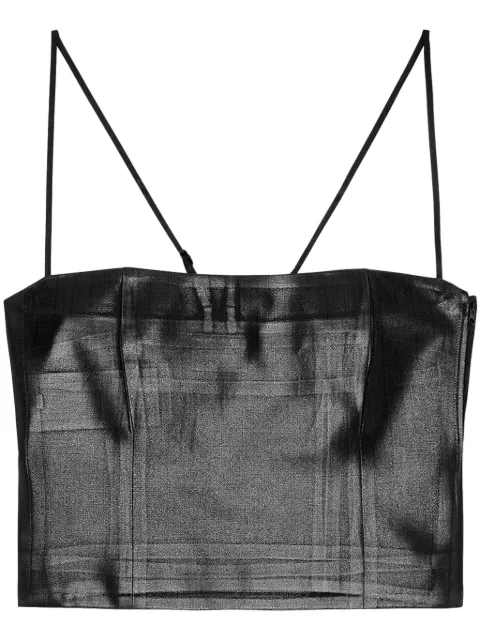 Diesel T-Reasure logo-plaque tank top Black A139890IPAA