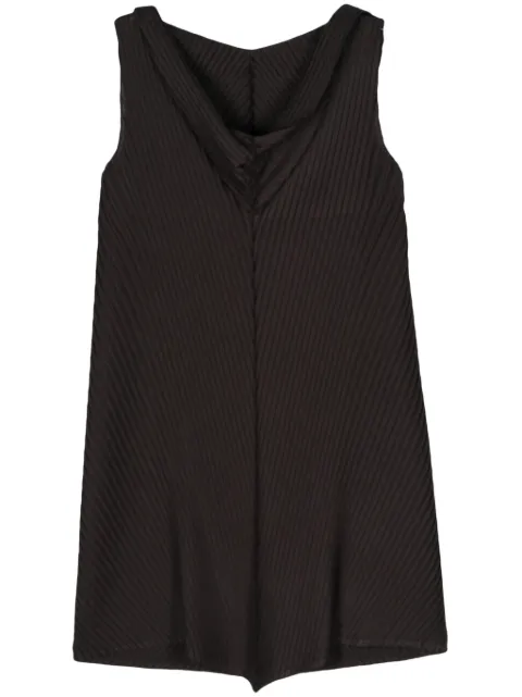 Issey Miyake plissé mini dress Black IM46FT666