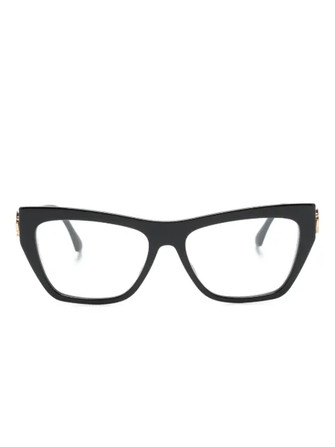 ETRO Pegaso-motif butterfly-frame glasses Black ETRO0029