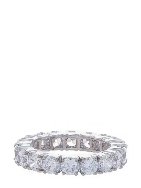 Fantasia by Deserio 14kt gold vermeil eternity band ring Silver F758