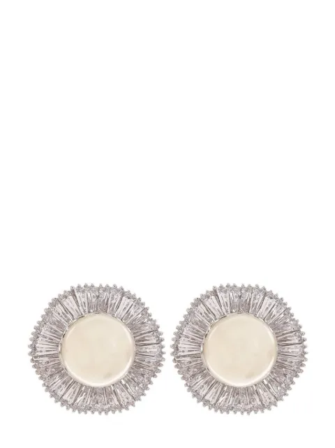 Fantasia by Deserio Button earrings Silver EF8861