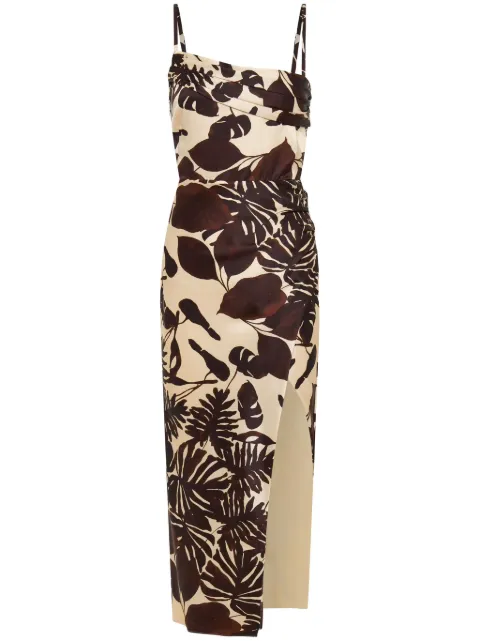 Nicholas Syler silk dress Brown S24D2306A