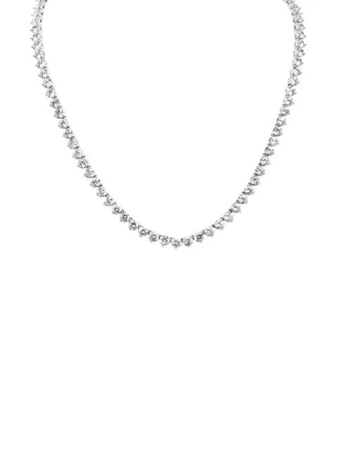 Fantasia by Deserio tennis necklace Silver N4MM