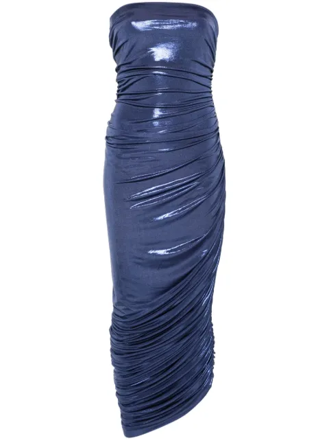 Norma Kamali Diana strapless gown Blue ST2243LMD46810