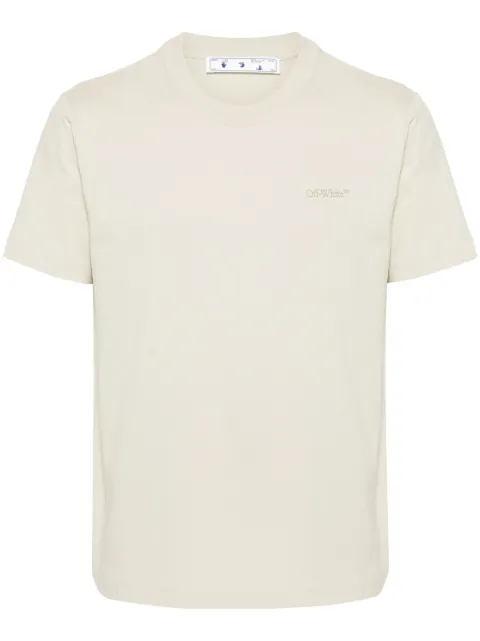 Off-White Arrows-motif T-shirt Neutrals OMAA027G20JER0596161