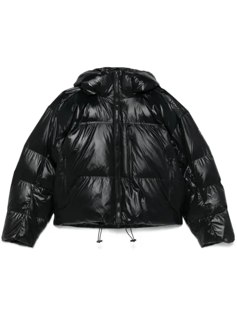 adidas by Stella McCartney logo-patch puffer jacket Black IW9842